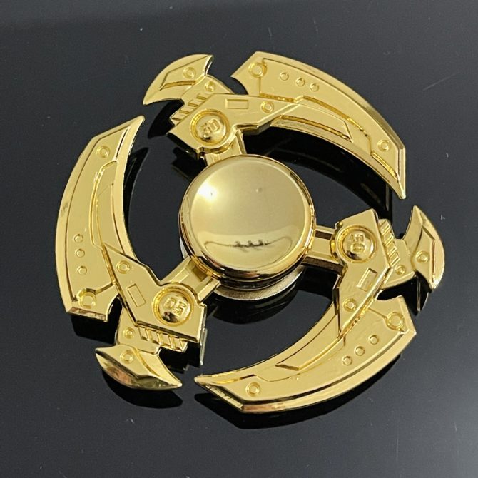 gold decompression fidget spinner