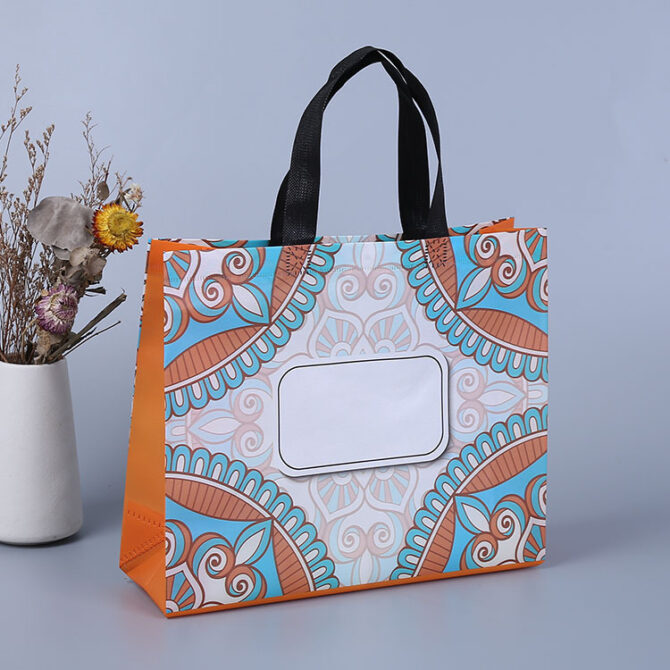 name tag customisable wedding event bag