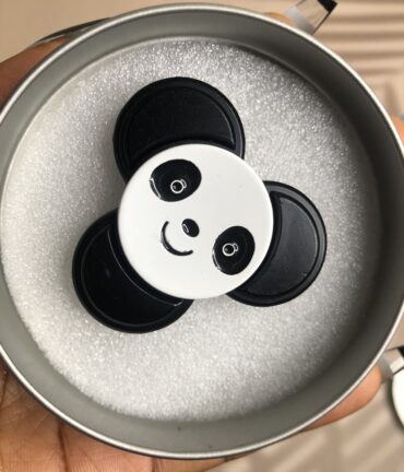 black and white Panda fidget spinner