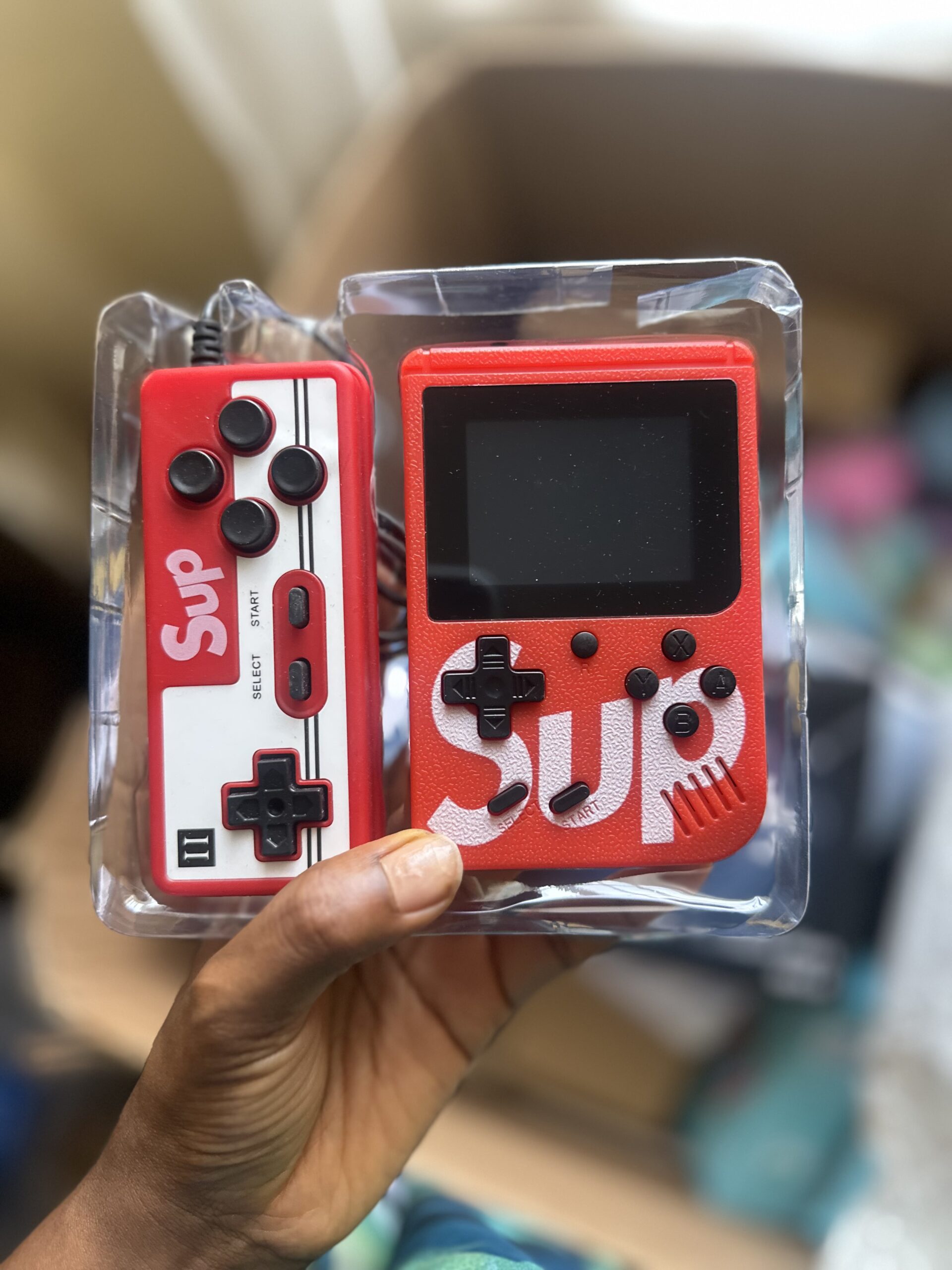 Retro Handheld Gaming Console With Gamepad