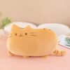 brown decorative cat plushie pillow