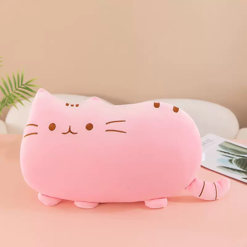 pink cute stuffed cat