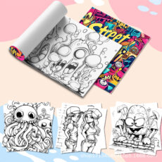 Graffiti Colouring Book