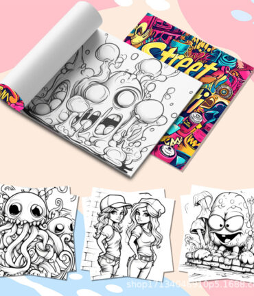 Graffiti Colouring Book